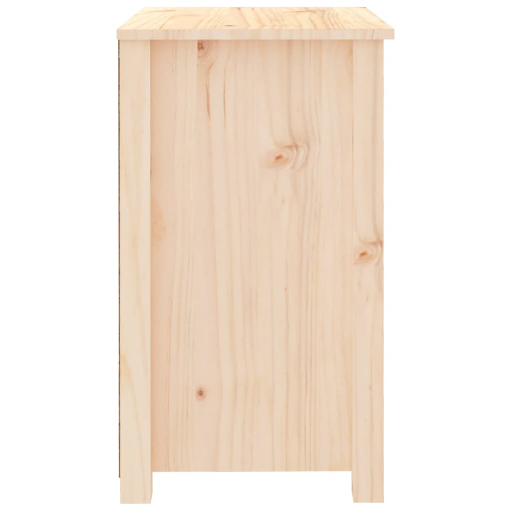 vidaXL Κομοδίνα 2 τεμ. 50 x 35 x 61,5 εκ. από Μασίφ Ξύλο Πεύκου