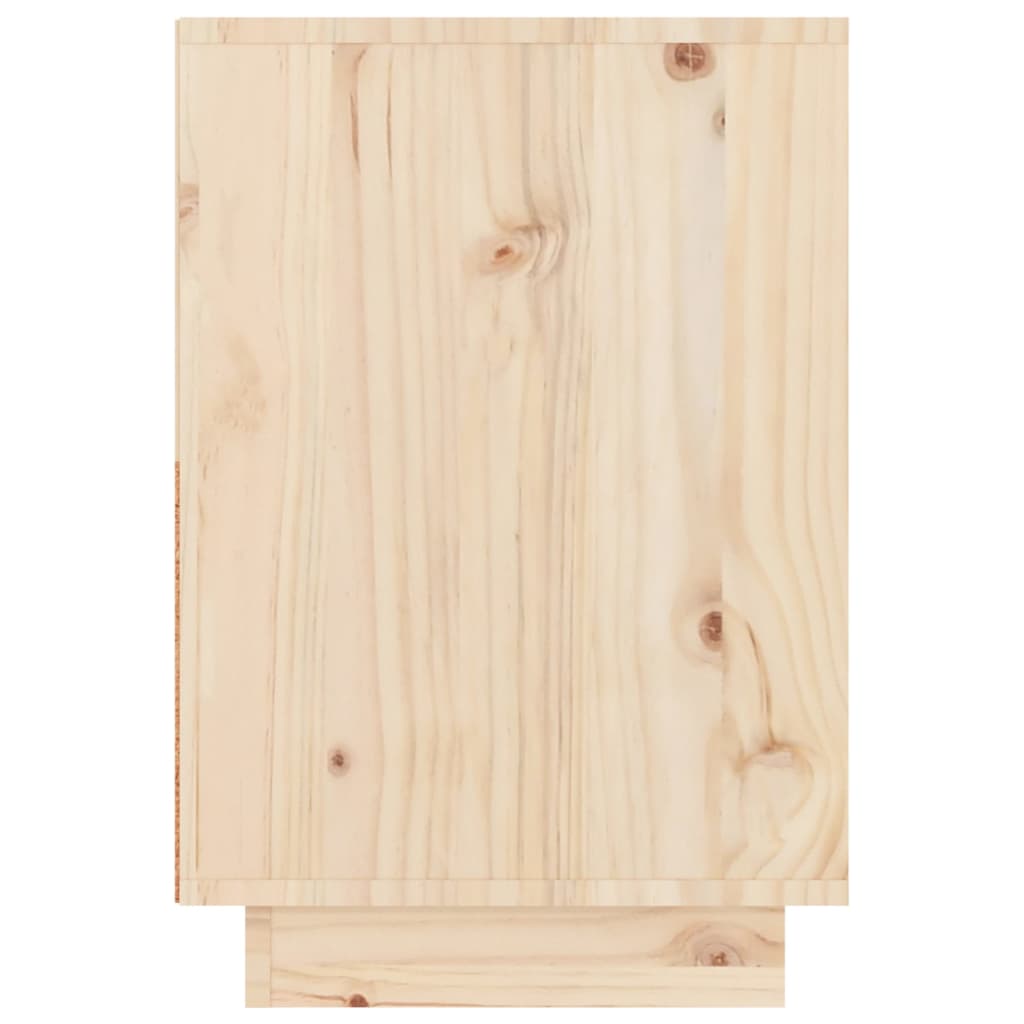 vidaXL Κομοδίνο 60 x 34 x 51 εκ. από Μασίφ Ξύλο Πεύκου