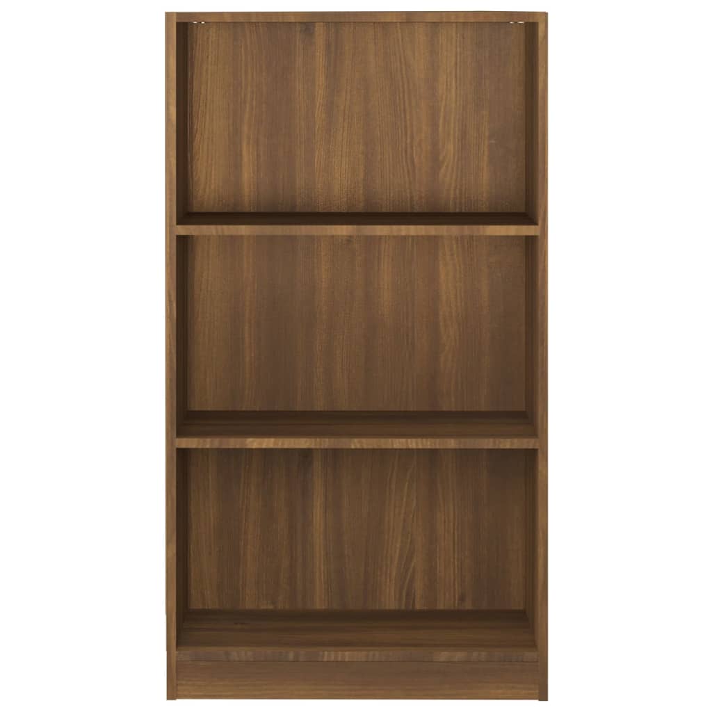 vidaXL Βιβλιοθήκη Καφέ Δρυς 60 x 24 x 109 εκ. από Επεξεργασμένο Ξύλο