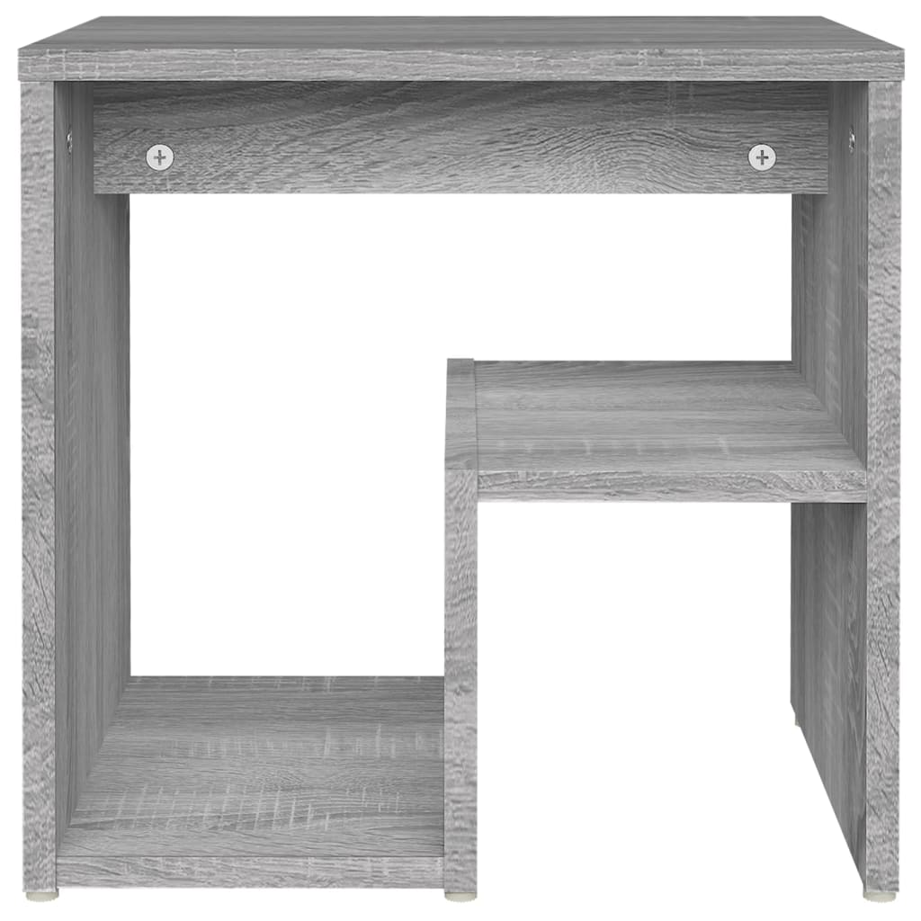 vidaXL Κομοδίνο Γκρι Sonoma 40 x 30 x 40 εκ. από Επεξεργασμένο Ξύλο