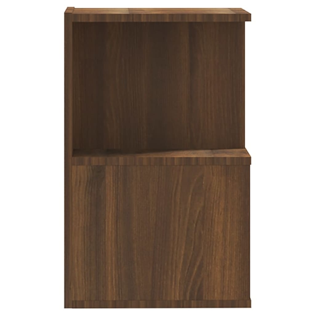 vidaXL Κομοδίνο Καφέ Δρυς 35 x 35 x 55 εκ. από Επεξεργασμένο Ξύλο