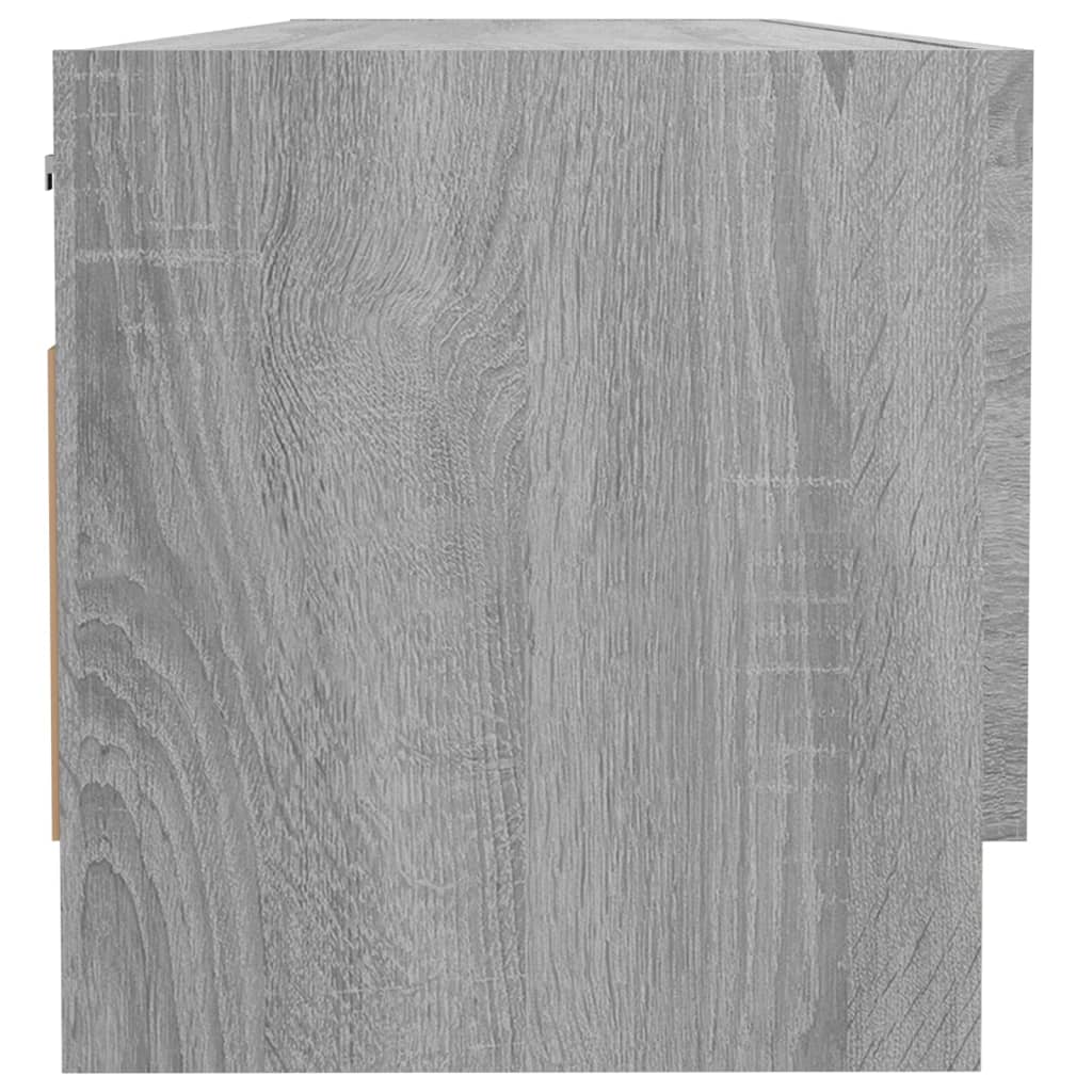vidaXL Ντουλάπα Γκρι Sonoma 100x32,5x35 εκ. από Επεξεργασμένο Ξύλο