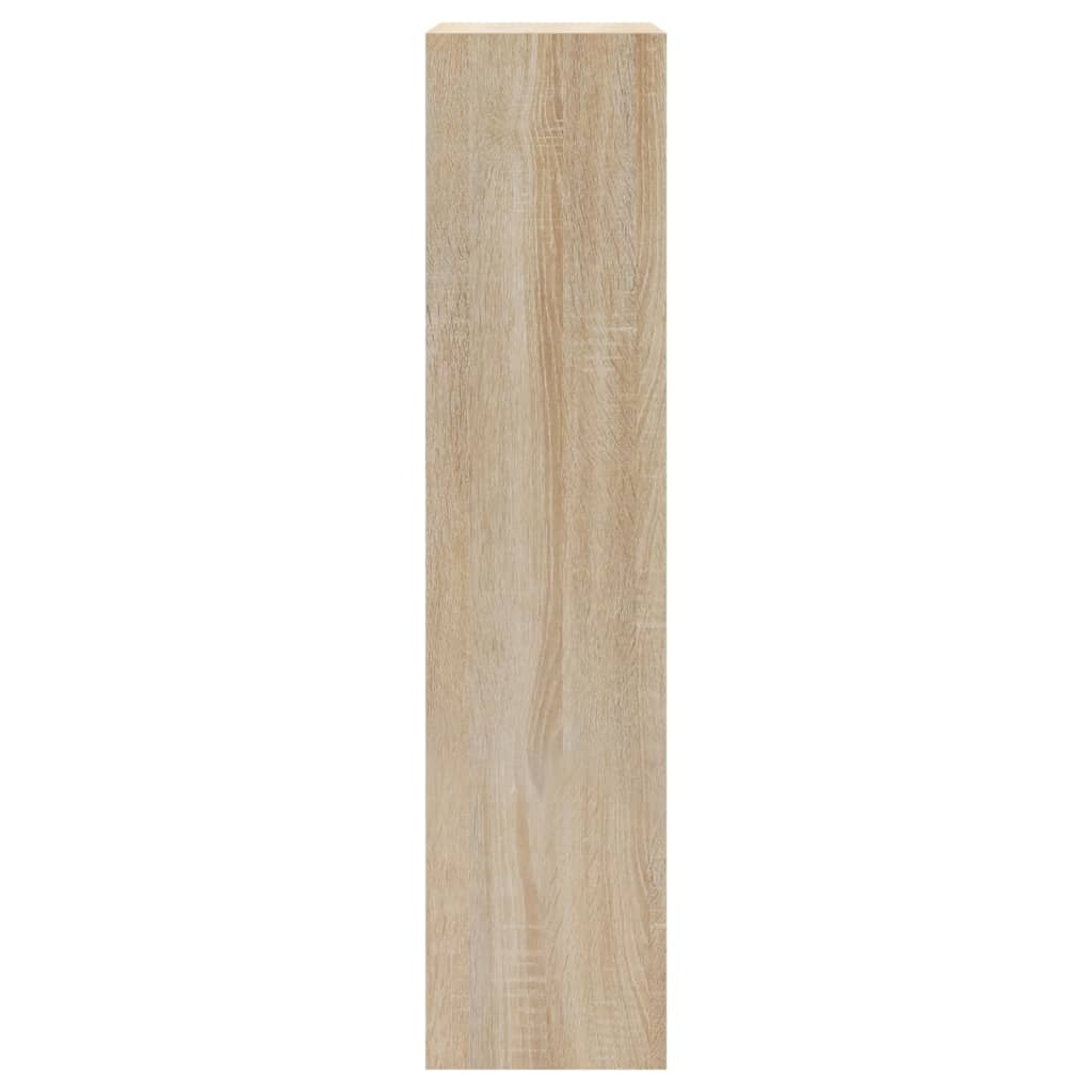vidaXL Παπουτσοθήκη Sonoma Δρυς 63x24x103 εκ. από Επεξεργασμένο Ξύλο