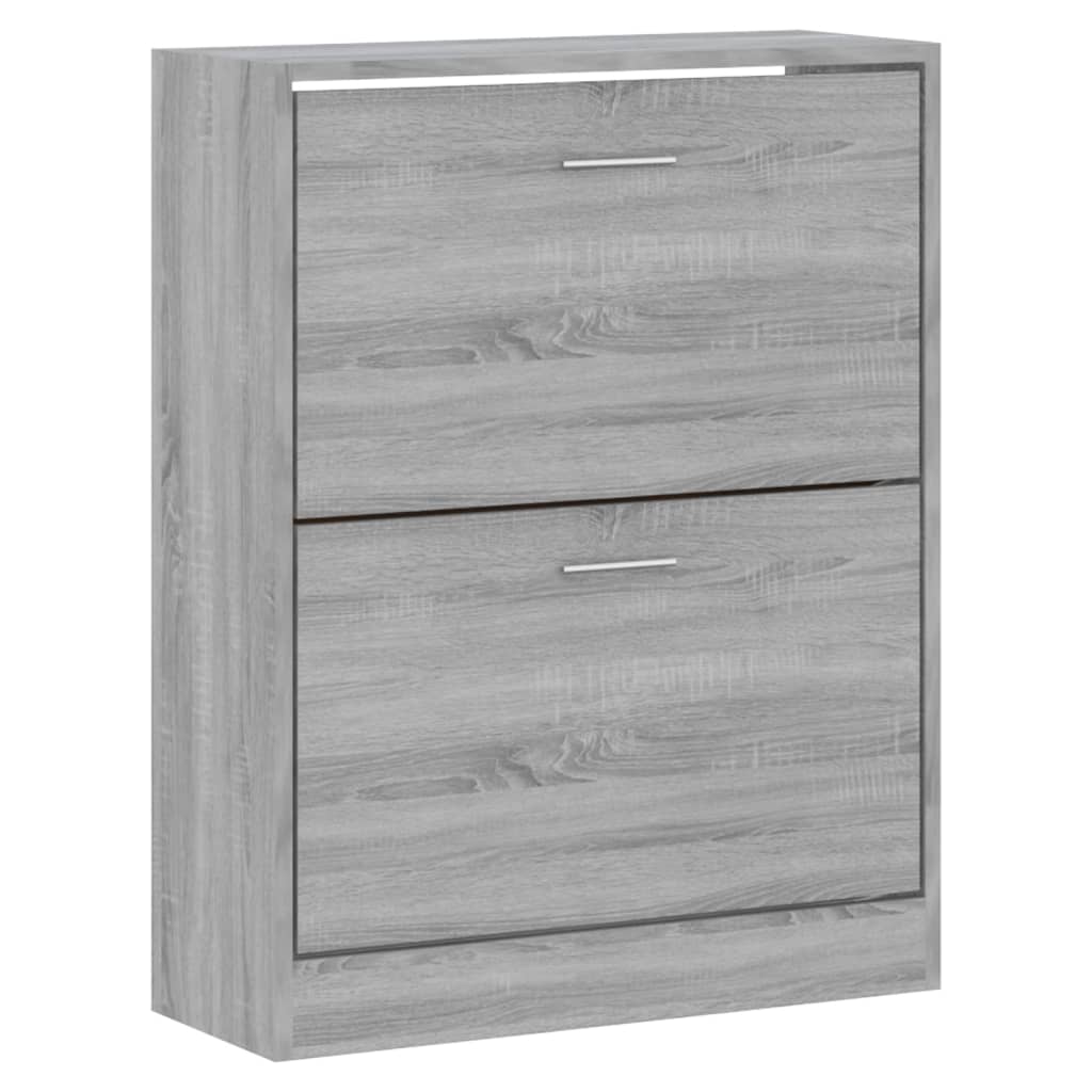 vidaXL Παπουτσοθήκη Γκρι Sonoma 63x24x81 εκ. από Επεξεργασμένο Ξύλο