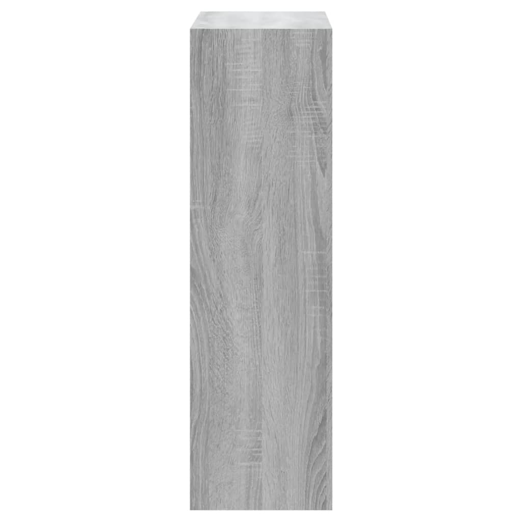 vidaXL Παπουτσοθήκη Γκρι Sonoma 63x24x81 εκ. από Επεξεργασμένο Ξύλο
