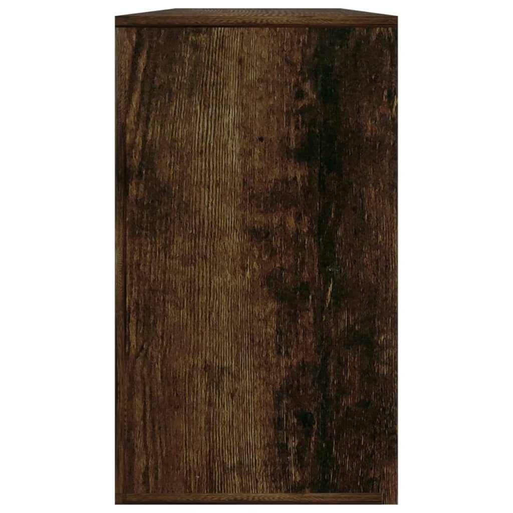 vidaXL Παπουτσοθήκη Καπνιστή Δρυς 80x24x45 εκ. από Επεξεργασμένο Ξύλο