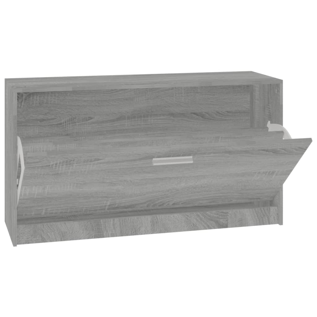 vidaXL Παπουτσοθήκη Γκρι Sonoma 80x24x45 εκ. από Επεξεργασμένο Ξύλο