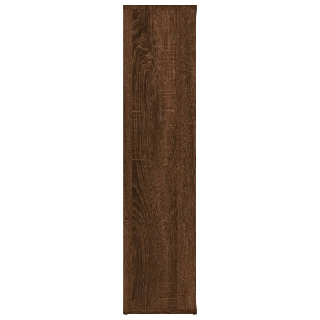 vidaXL Βιβλιοθήκη Καφέ Δρυς 50 x 25 x 106 εκ.