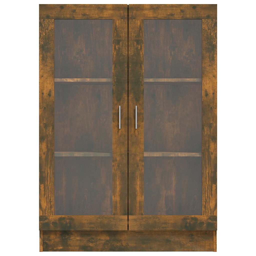 vidaXL Βιτρίνα Καπνιστή Δρυς 82,5x30,5x115 εκ. από Επεξεργασμένο Ξύλο