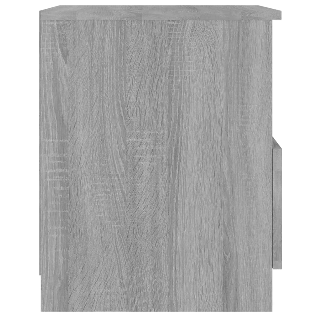 vidaXL Κομοδίνο Γκρι Sonoma 40 x 40 x 50 εκ. από Επεξεργασμένο Ξύλο