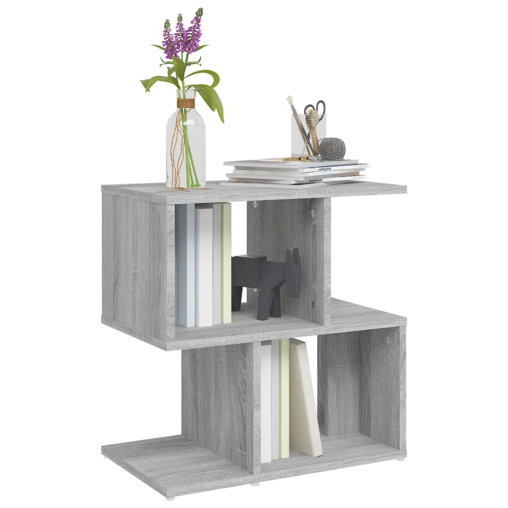 vidaXL Κομοδίνο Γκρι Sonoma 50 x 30 x 51,5 εκ. από Επεξεργασμένο Ξύλο
