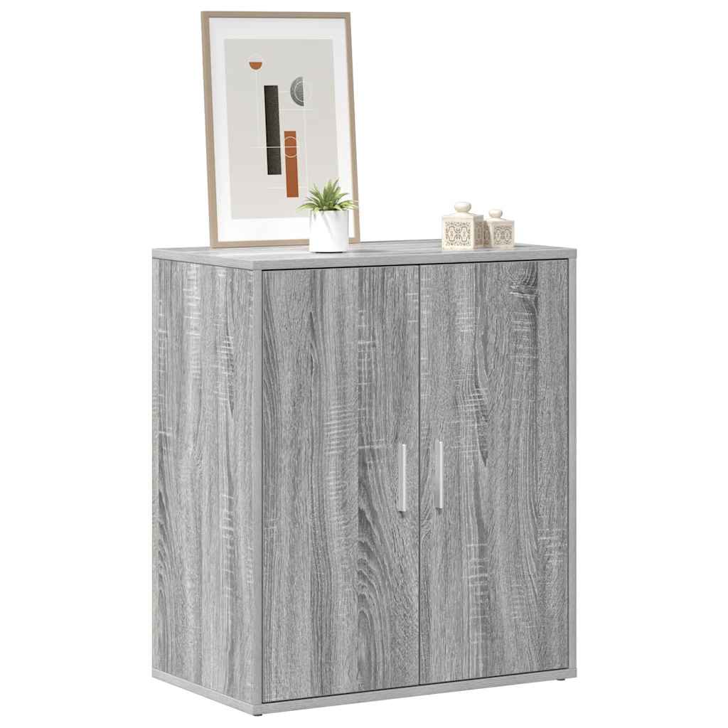 vidaXL Παπουτσοθήκη Γκρι Sonoma 60x35x70 εκ. από Επεξεργασμένο Ξύλο