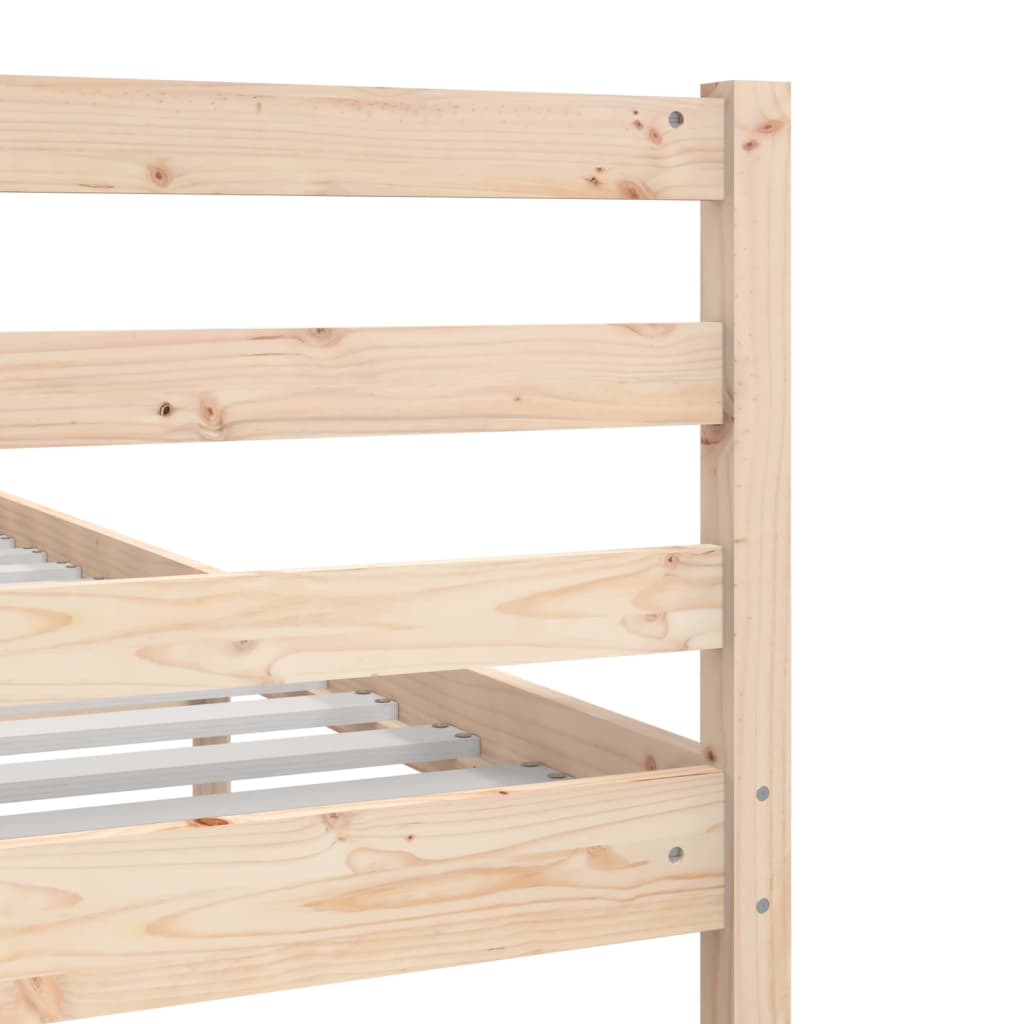 vidaXL Πλαίσιο Κρεβατιού 150 x 200 εκ. Μασίφ Ξύλο King Size