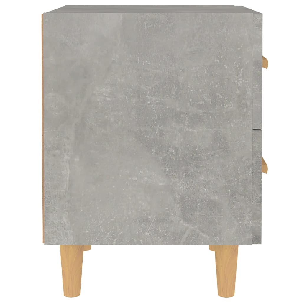 vidaXL Κομοδίνα 2 τεμ. Γκρι Σκυροδέματος 40 x 35 x 47,5 εκ.