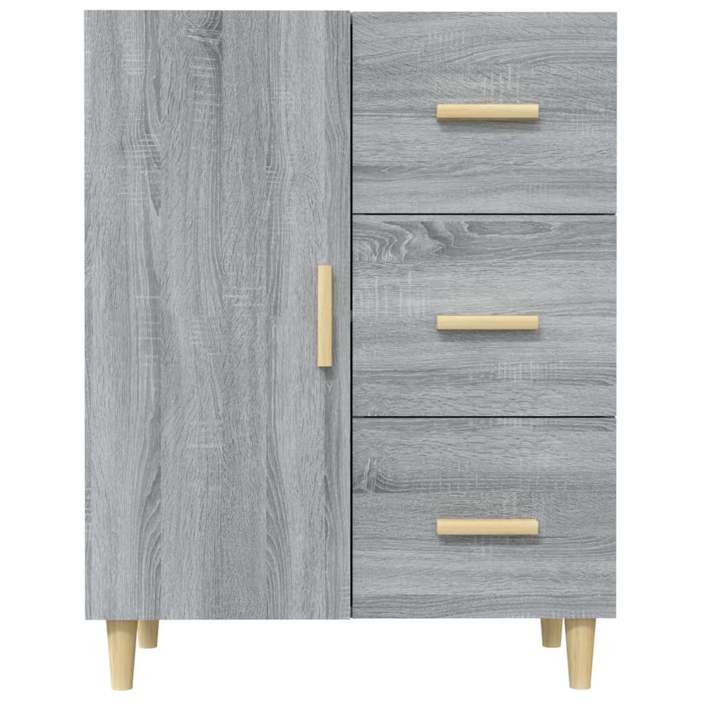 vidaXL Ντουλάπι Γκρι Sonoma 69,5 x 34 x 90 εκ. από Επεξεργασμένο Ξύλο