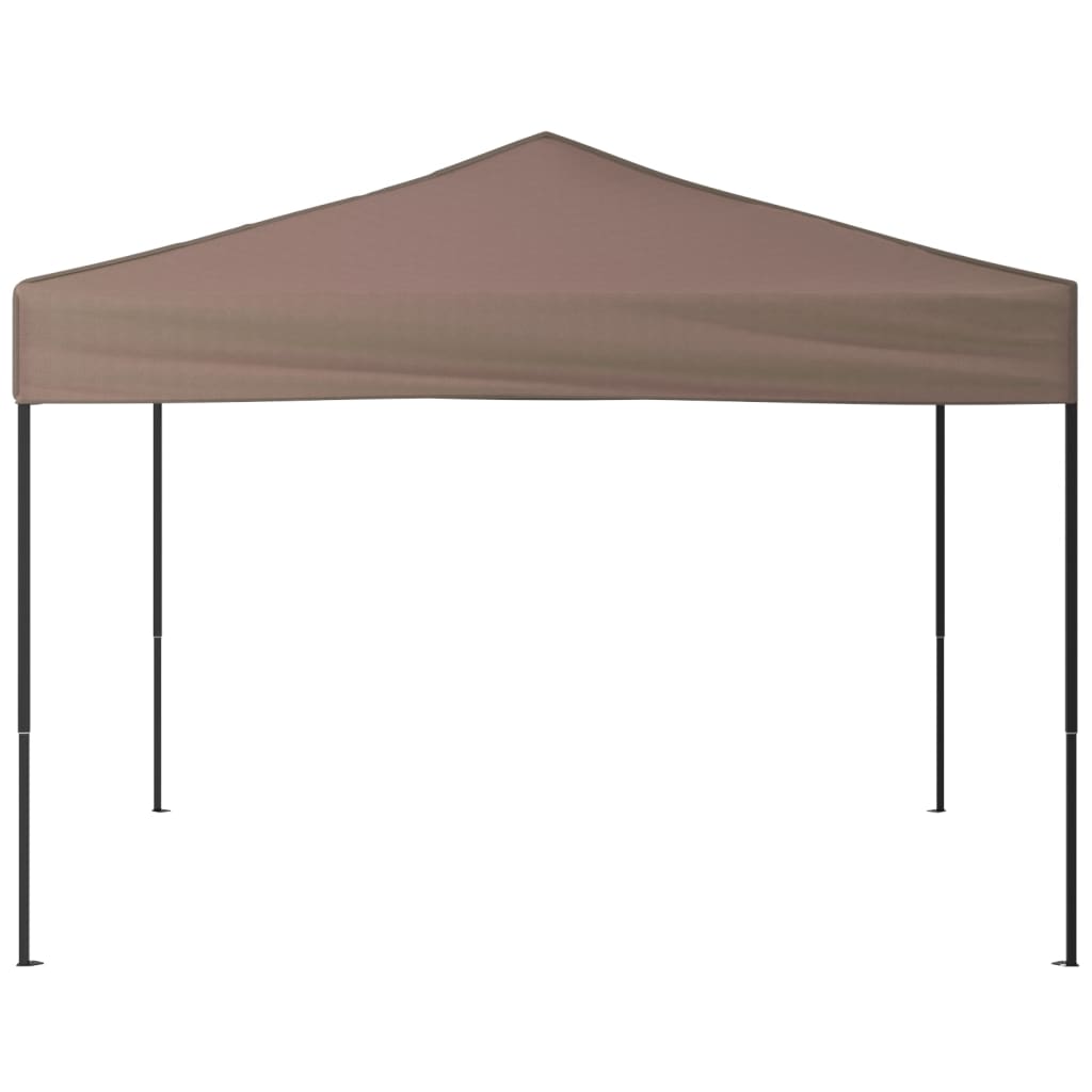 vidaXL Τέντα Εκδηλώσεων Πτυσσόμενη Taupe 3 x 3 μ.