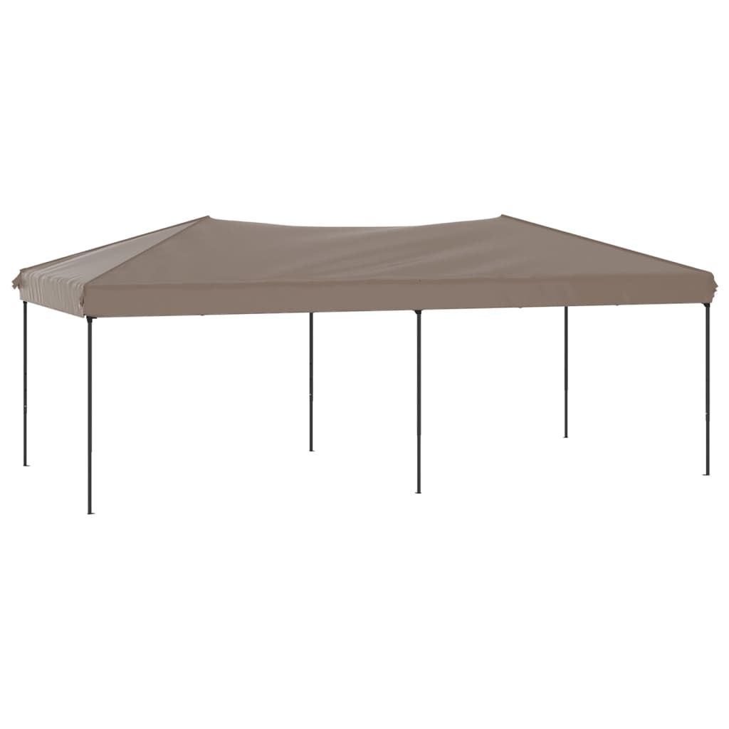 vidaXL Πτυσσόμενη Τέντα Εκδηλώσεων Taupe 3x6 μ.