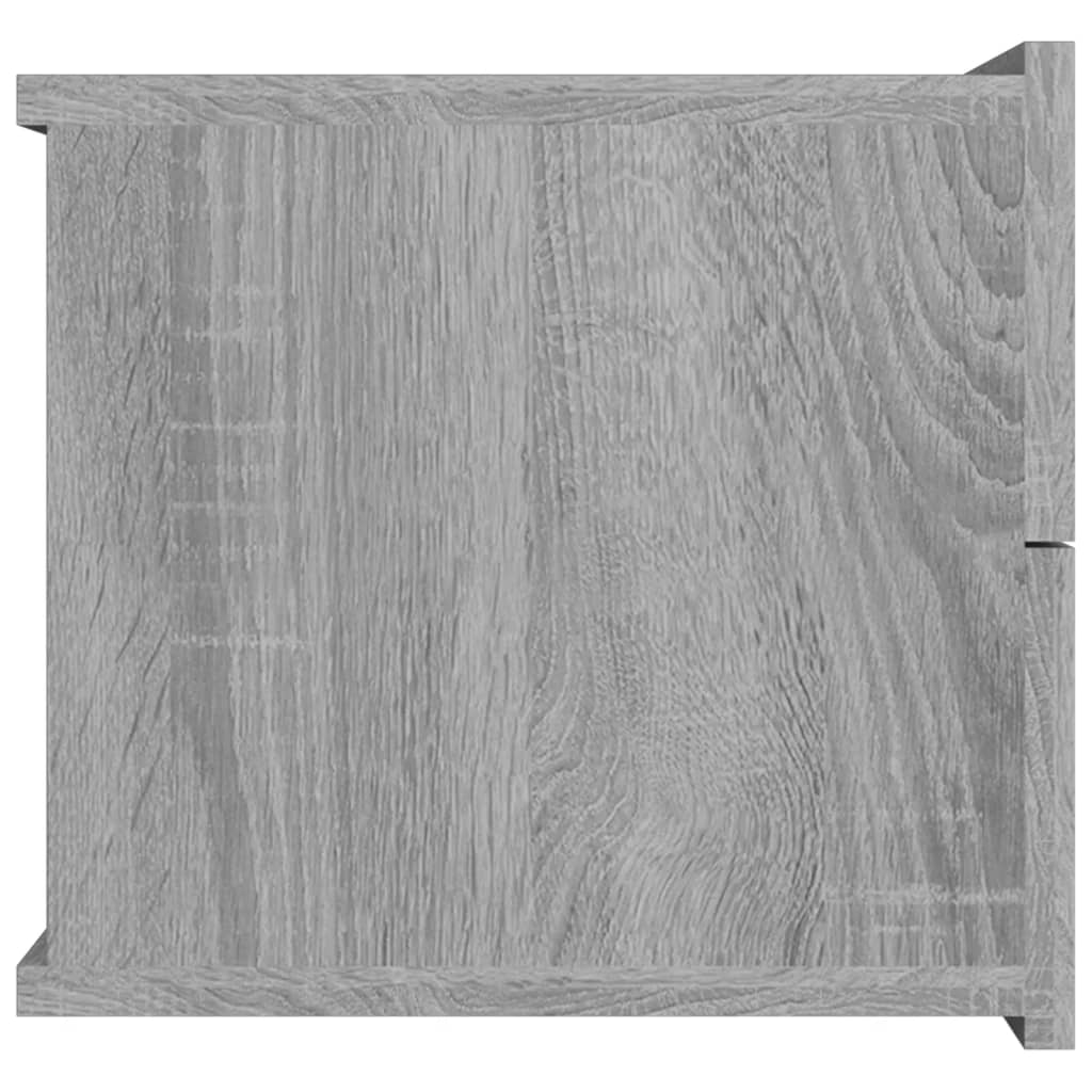 vidaXL Κομοδίνα 2 Τεμ. Γκρι Sonoma 40x30x30 εκ. από Επεξεργασμένο Ξύλο