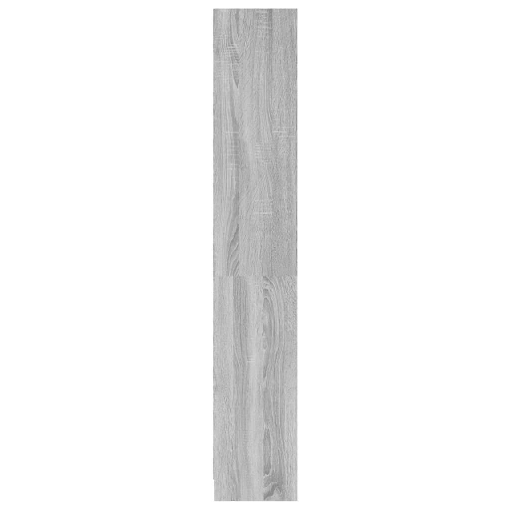 vidaXL Βιβλιοθήκη με 4 Ράφια Γκρι Sonoma 60x24x142 εκ. Επεξεργ. Ξύλο