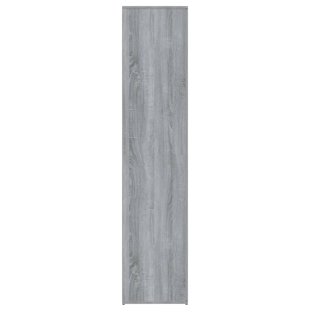 vidaXL Παπουτσοθήκη Γκρι Sonoma 80x39x178 εκ. από Επεξεργασμένο Ξύλο