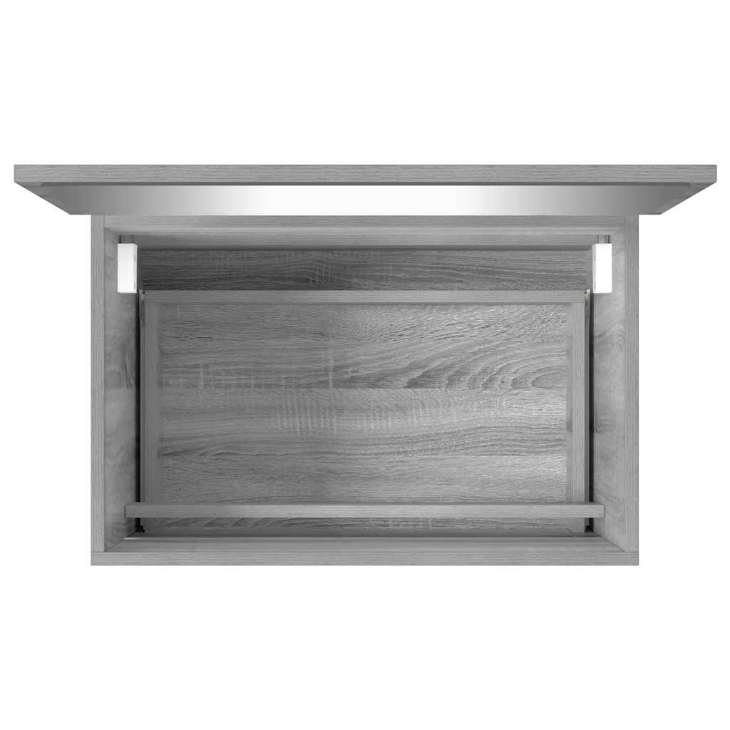 vidaXL Σετ Επίπλων Μπάνιου 2 Τεμαχίων Γκρι sonoma από Τεχν. Ξύλο