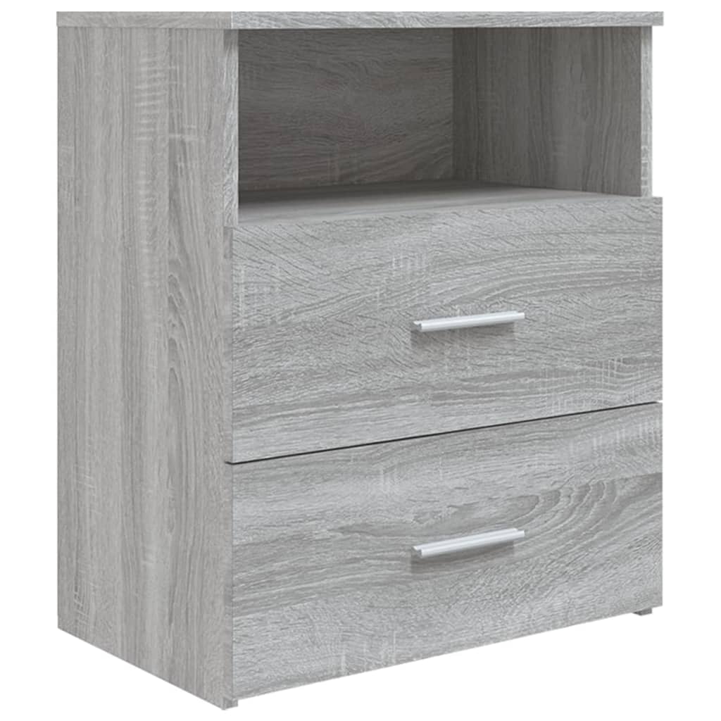 vidaXL Κομοδίνο Γκρι Sonoma 50 x 32 x 60 εκ.