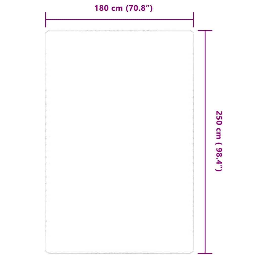 vidaXL Χαλί 180 x 250 εκ. από Γιούτα με Υπόστρωμα από Λάτεξ