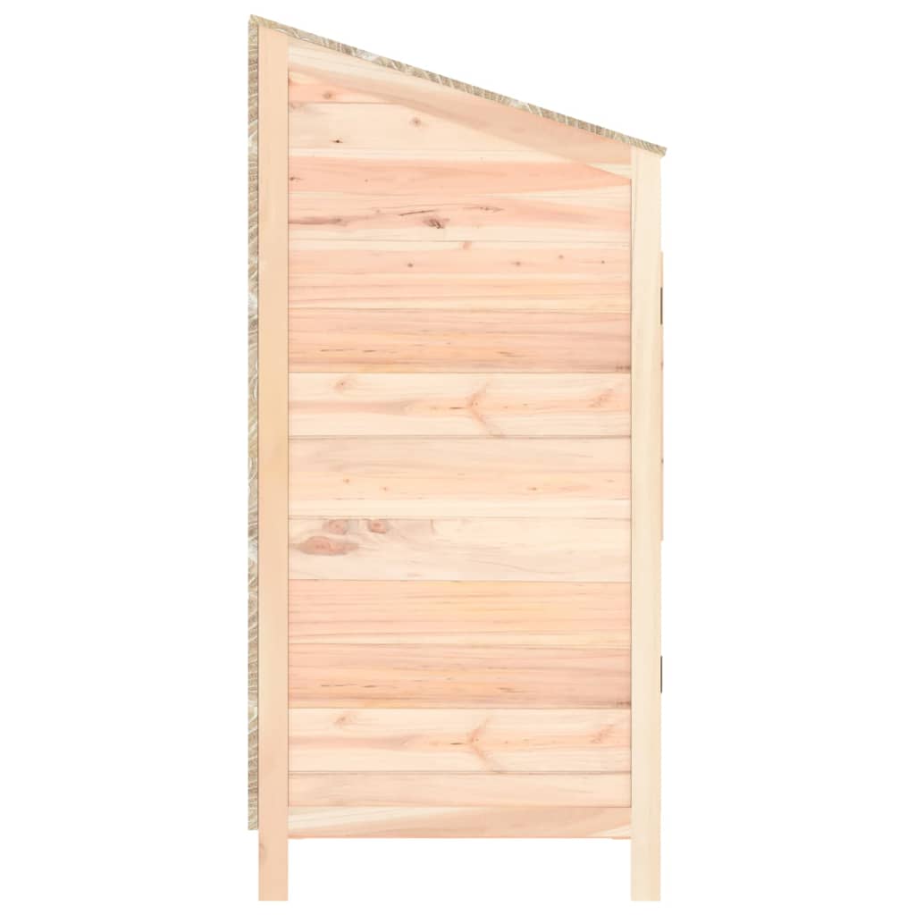 vidaXL Αποθήκη Κήπου 55 x 52 x 112 εκ. από Μασίφ Ξύλο Ελάτης