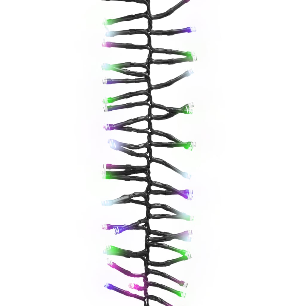 vidaXL Φωτάκια Cluster με 400 LED Παστέλ Πολύχρωμα 7,4 μ. από PVC