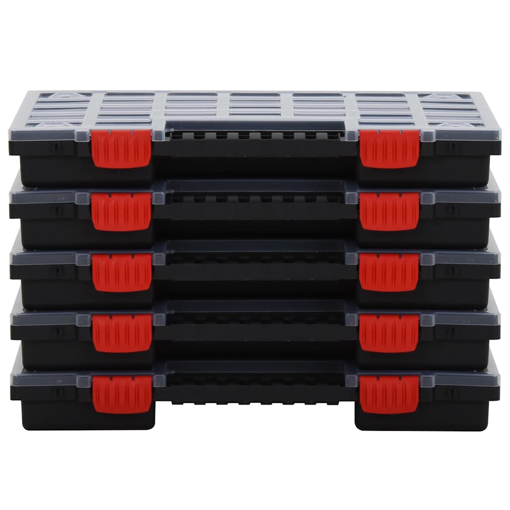 vidaXL Κουτιά Ταξινόμησης 5 τεμ. 40 x 30 x 5 εκ. από Πολυπροπυλένιο