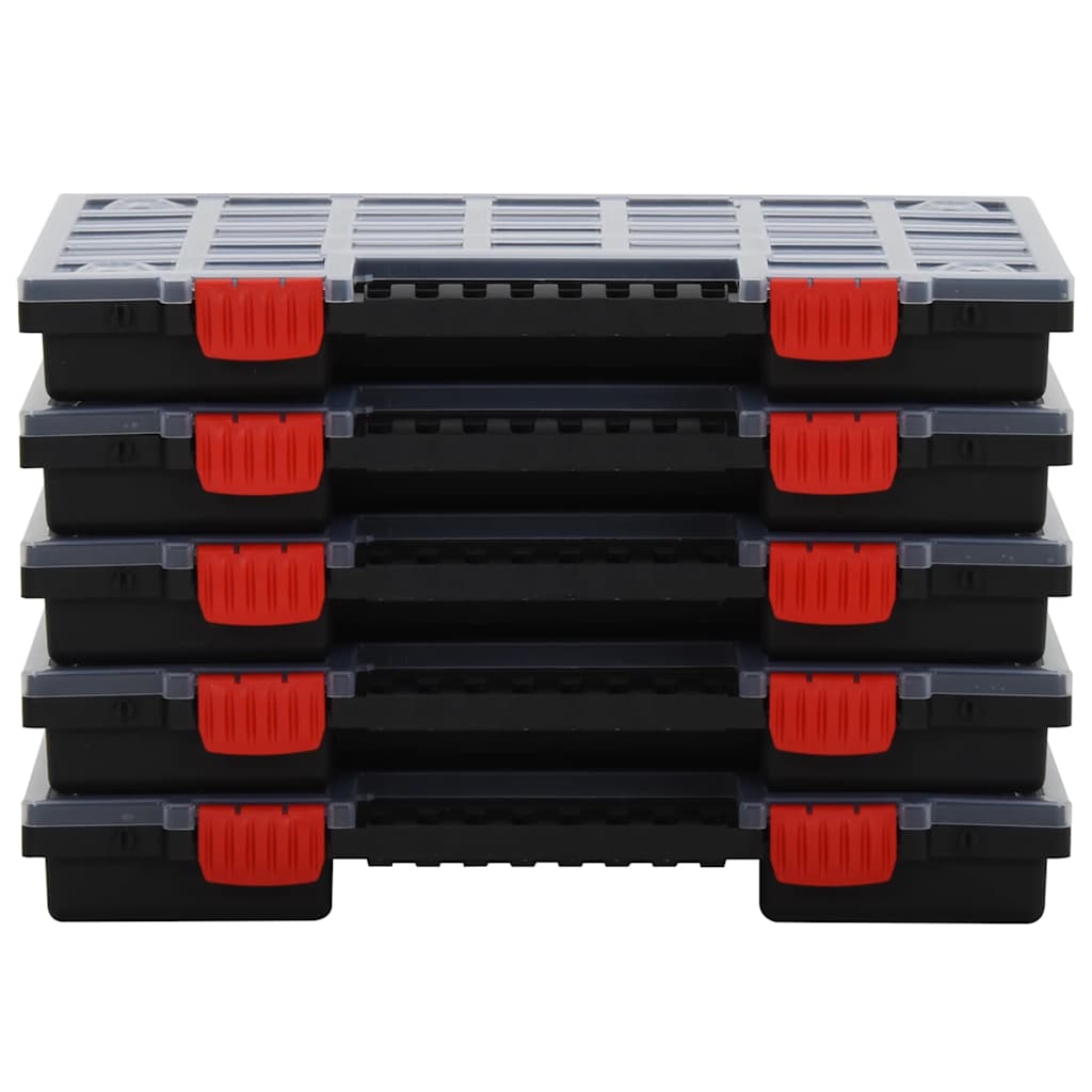 vidaXL Κουτιά Ταξινόμησης 5 τεμ. 40 x 30 x 5 εκ. από Πολυπροπυλένιο