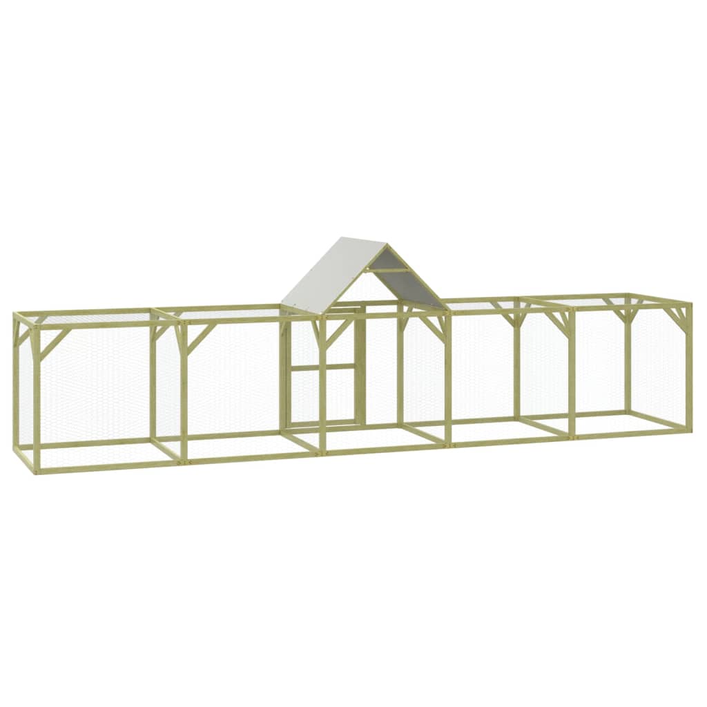 vidaXL Κοτέτσι 500x100x150 εκ. από Μασίφ Εμποτισμένο Ξύλο Πεύκου