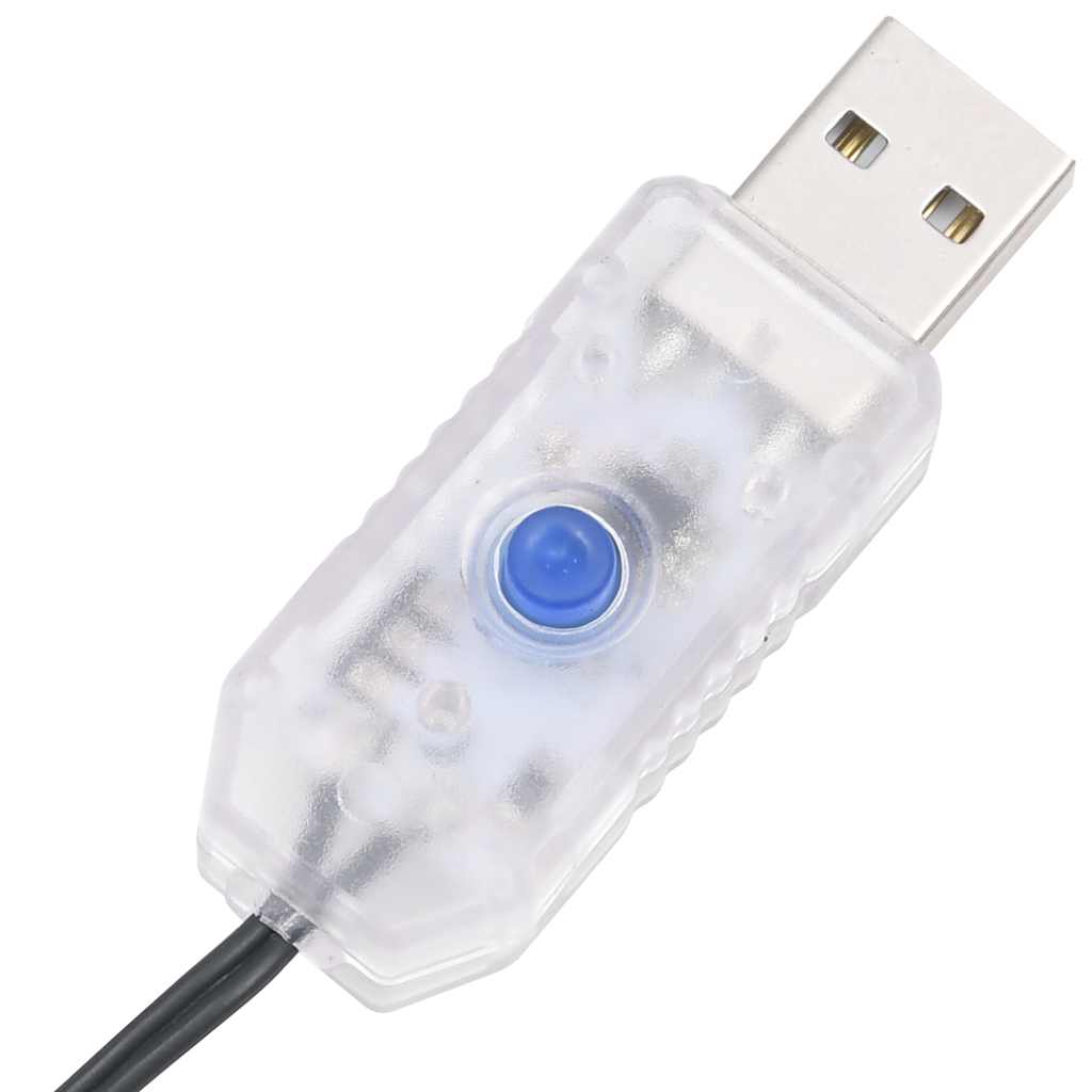 vidaXL Χριστουγεννιάτικο Δέντρο Κώνος 108 LED Πολύχρωμο 70 x 180 εκ.