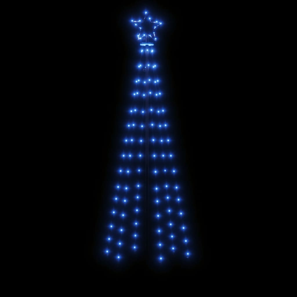 vidaXL Χριστουγεννιάτικο Δέντρο με Ακίδα 108 LED Θερμό Λευκό 180 εκ.