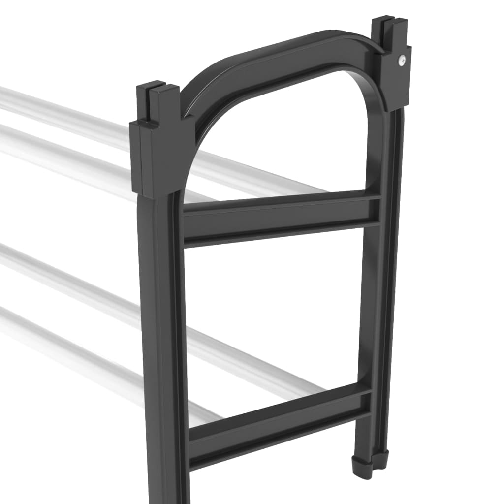 vidaXL Παπουτσοθήκη Επεκτεινόμενη με 2 Ράφια 119 x 24 x 37 εκ.