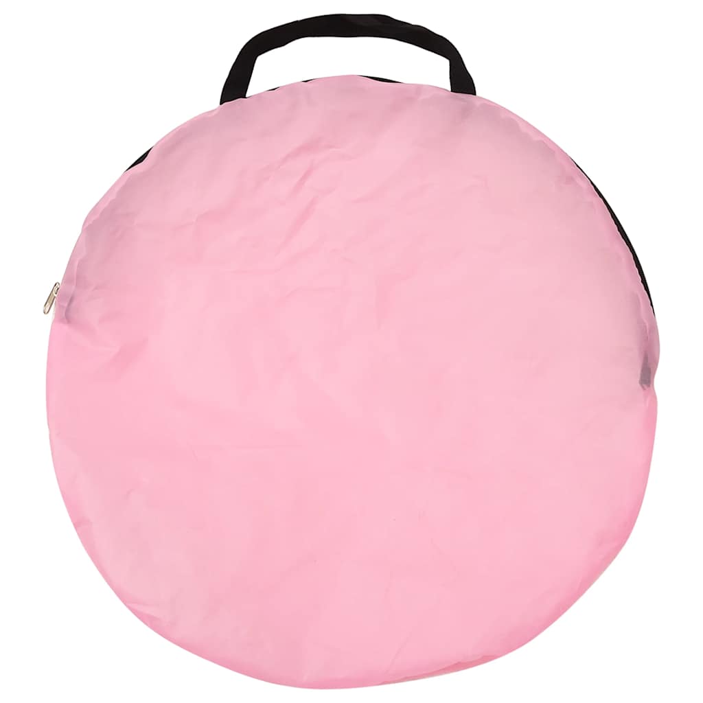 vidaXL Παιδική Σκηνή Ροζ 100x100x127 εκ. με 250 Μπάλες