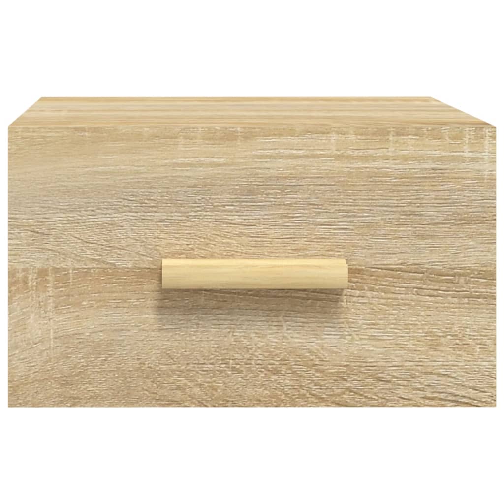 vidaXL Κομοδίνα Επιτοίχια Sonoma Δρυς 35 x 35 x 20 εκ.
