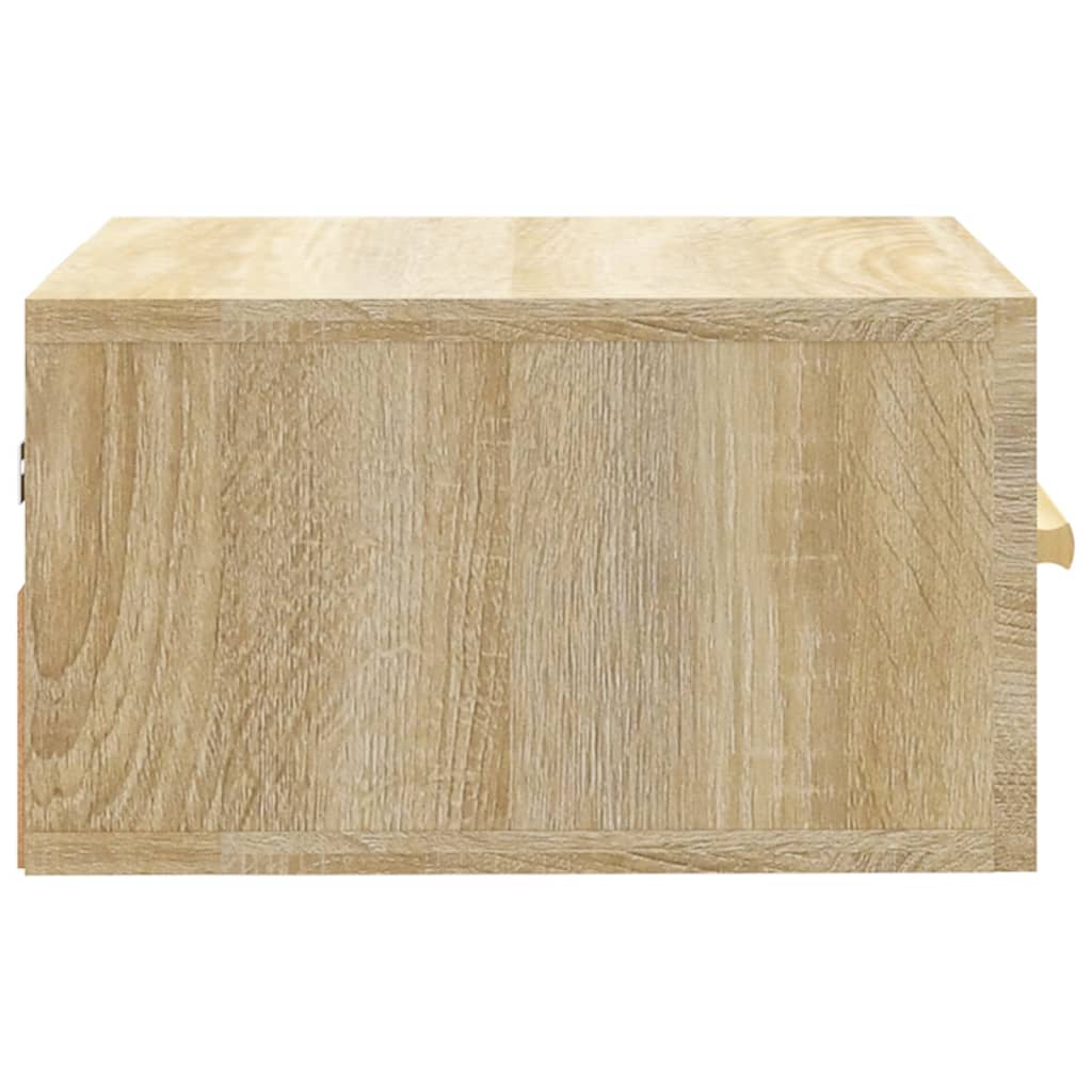 vidaXL Κομοδίνα Επιτοίχια 2 τεμ. Sonoma Δρυς 35 x 35 x 20 εκ.