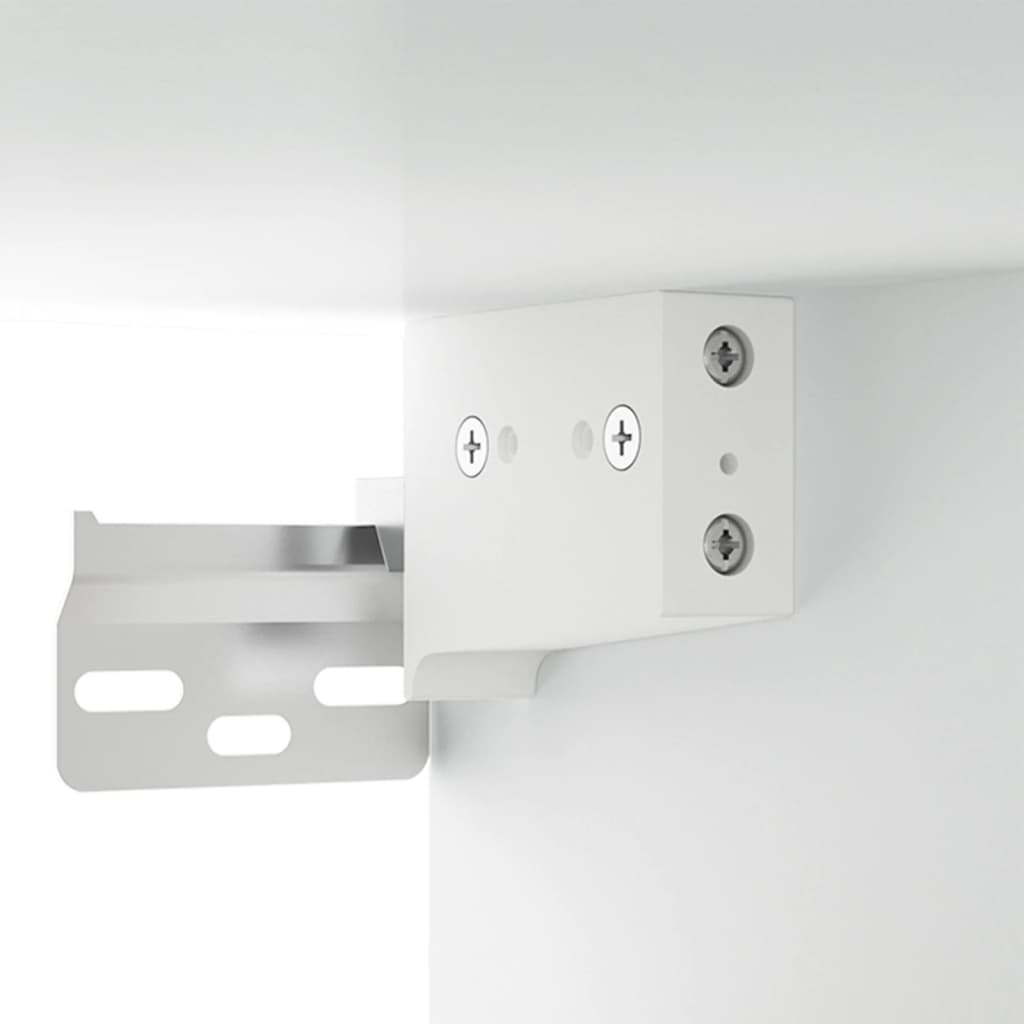 vidaXL Κομοδίνα Επιτοίχια 2 τεμ. Λευκά 35x35x20 εκ.