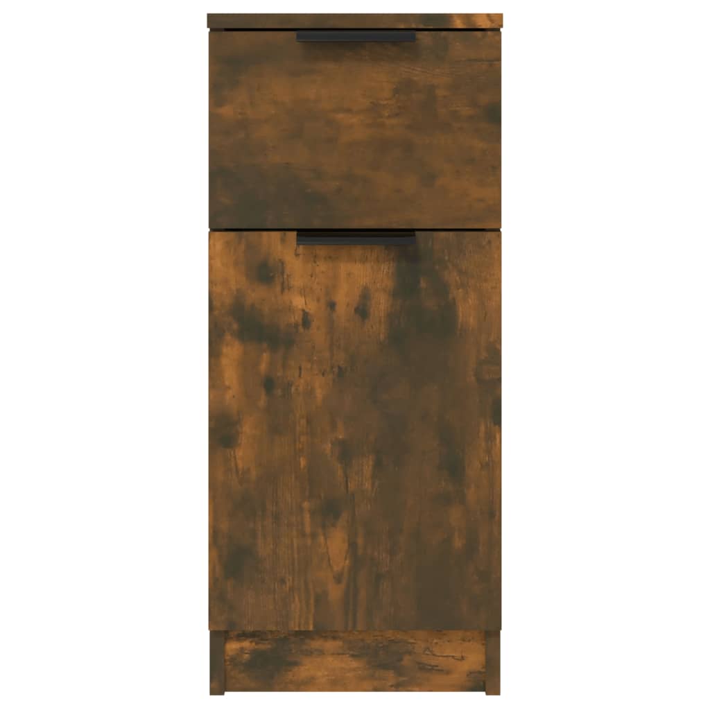 vidaXL Ντουλάπια 2 τεμ. Καπνιστή δρυς 30x30x70 εκ. Επεξεργασμένο Ξύλο