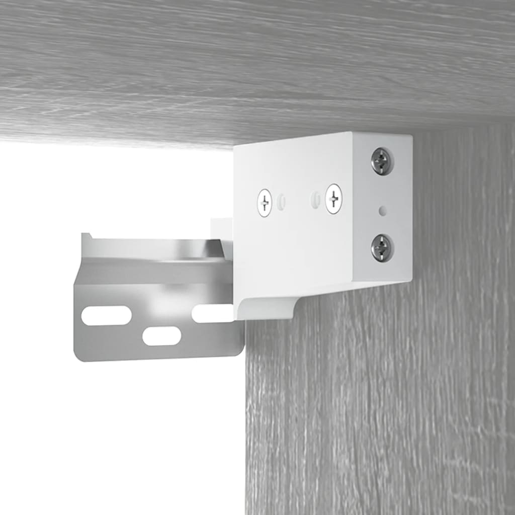 vidaXL Ντουλάπι Μπάνιου με Καθρέφτη Γκρι sonoma 64 x 20 x 67 εκ.