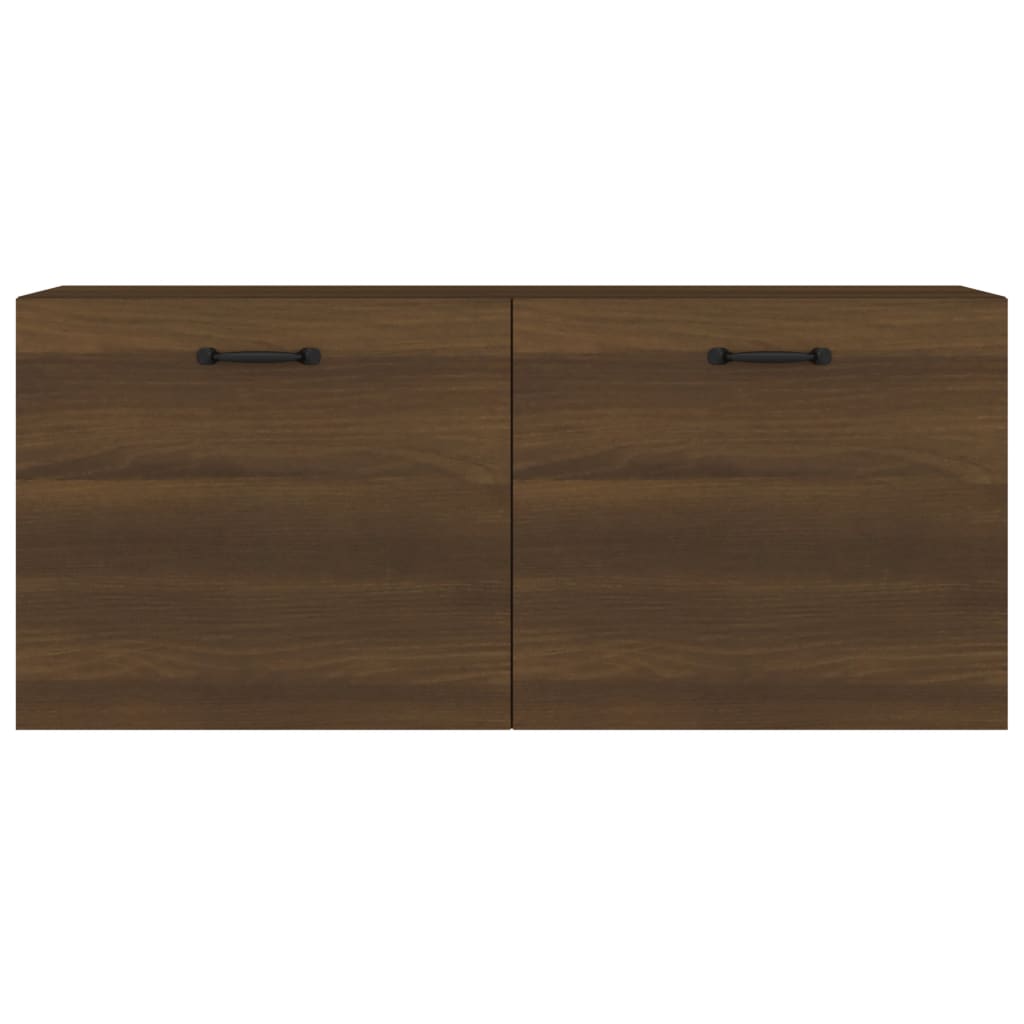 vidaXL Ντουλάπι Τοίχου Καφέ Δρυς 80x35x36,5 εκ. Επεξεργασμένο Ξύλο