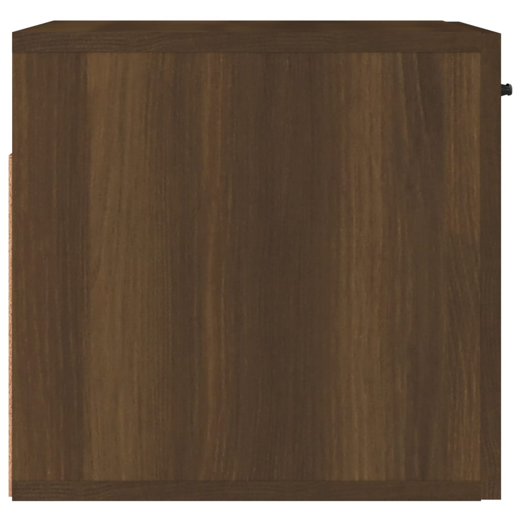 vidaXL Ντουλάπι Τοίχου Καφέ Δρυς 80x35x36,5 εκ. Επεξεργασμένο Ξύλο