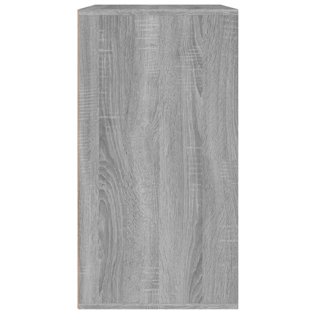vidaXL Ντουλάπι Καλλυντικών Γκρι Sonoma 80x40x75 εκ. από Επεξεργ. ξύλο