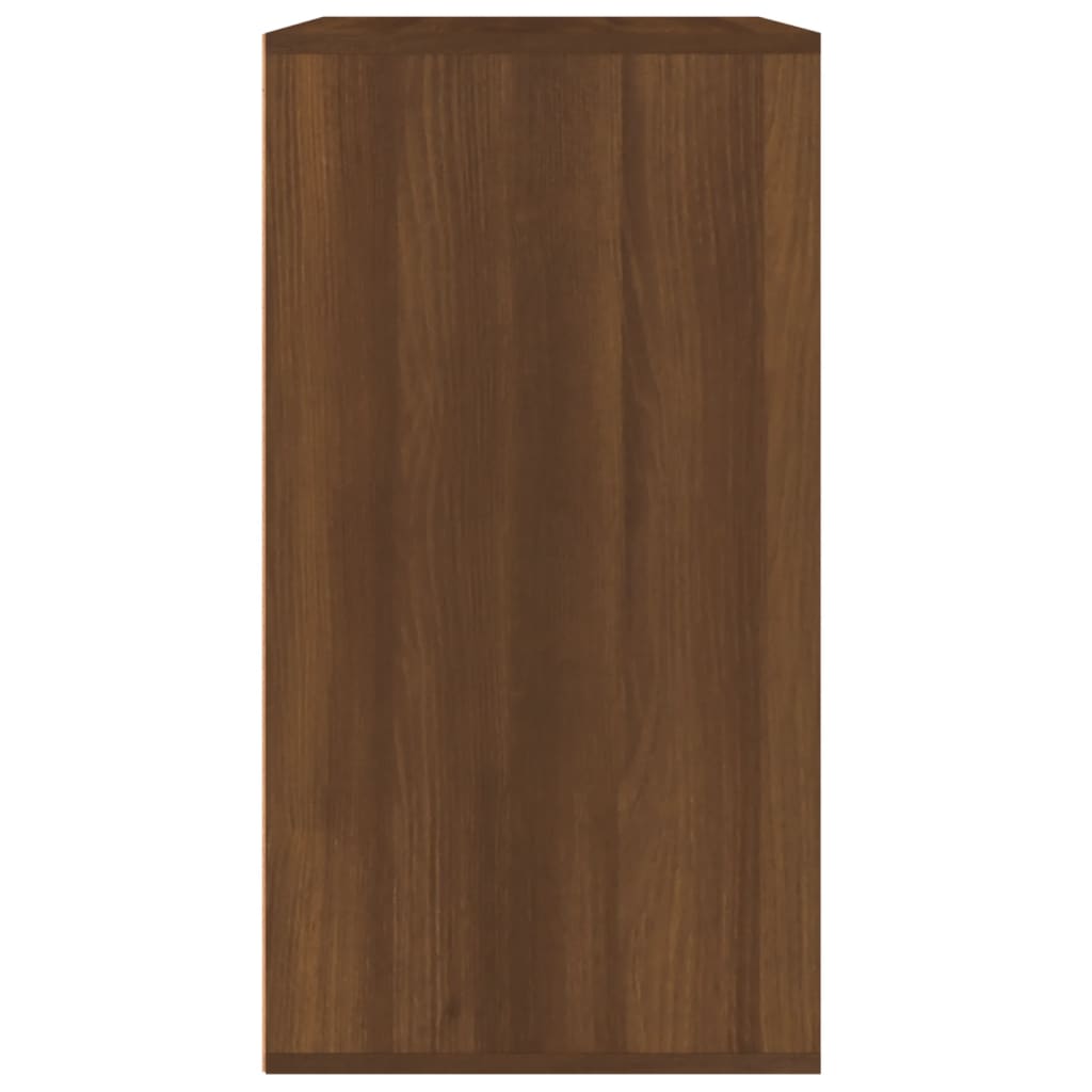 808840 vidaXL Ντουλάπι Καλλυντικών Καφέ Δρυς 80x40x75 εκ. Επεξ. ξύλο
