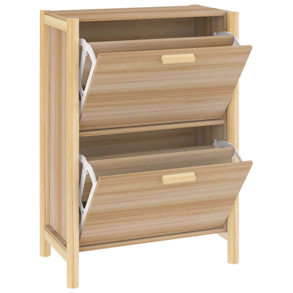 vidaXL Παπουτσοθήκη 57,5 x 33 x 80 εκ. από Επεξεργασμένο Ξύλο