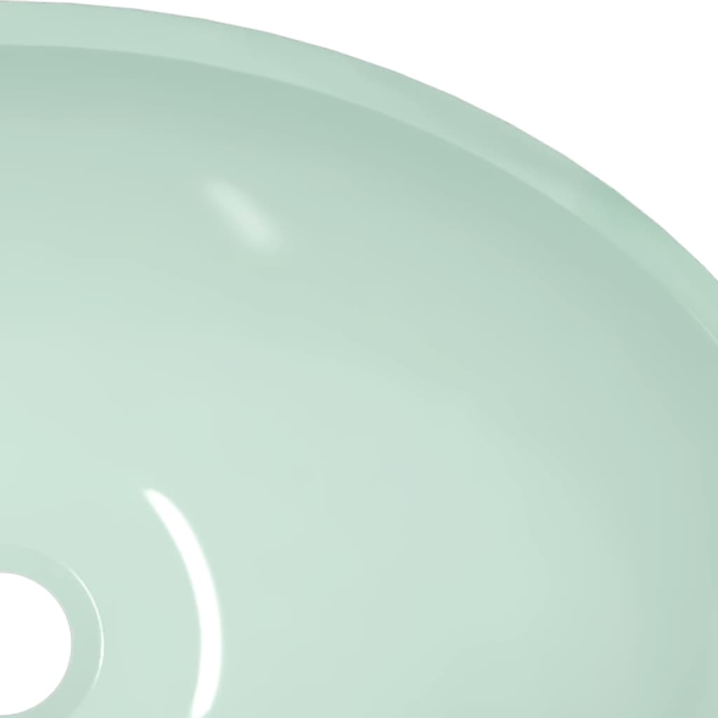 vidaXL Νιπτήρας Λευκός 50 x 37 x 14 εκ. Γυάλινος