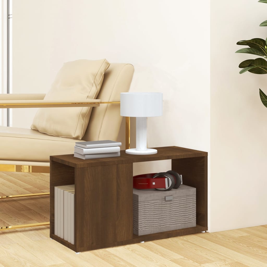 vidaXL Έπιπλο Τηλεόρασης Καφέ Δρυς 60 x 24 x 32 εκ. Επεξεργασμένο Ξύλο