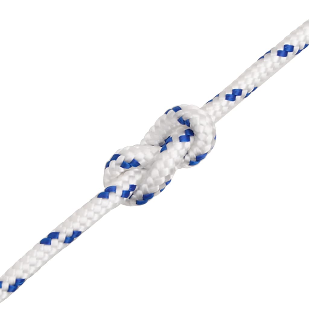 vidaXL Σχοινί Ναυτιλίας Λευκό 5 χιλ. 250 μ. από Πολυπροπυλένιο
