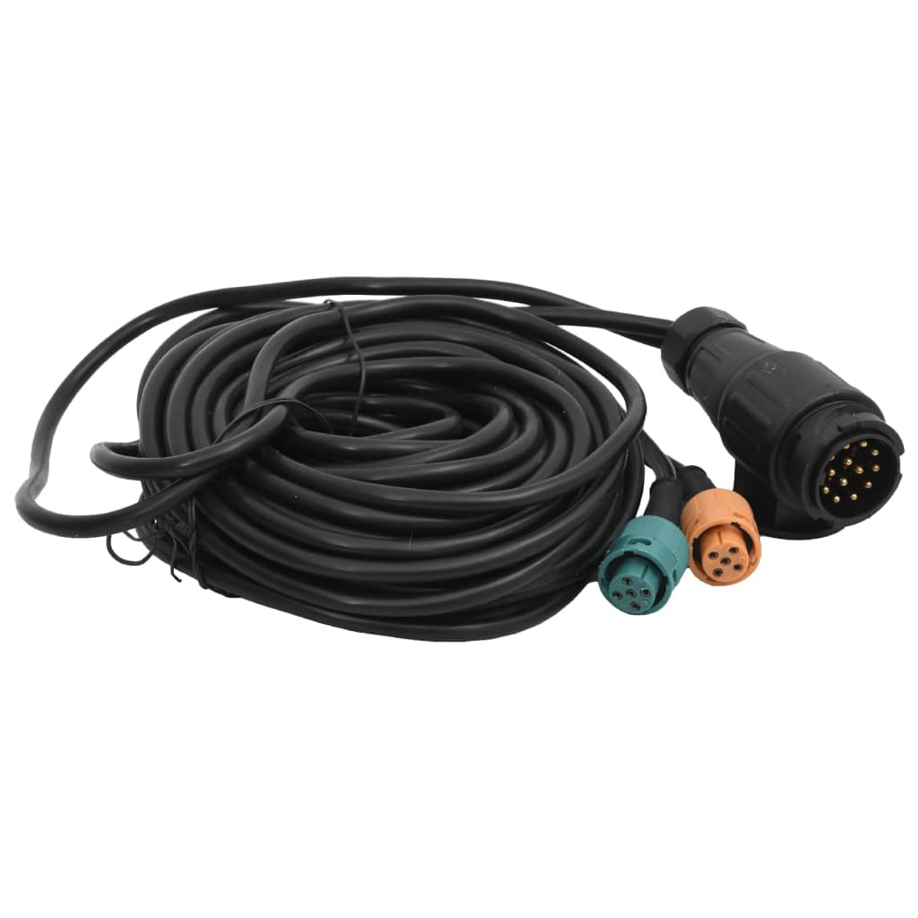 vidaXL Φώτα Τρέιλερ 2 Τεμ. Κόκκινα 24 x 5 x 14,5 εκ. με Λαμπτήρα 12V